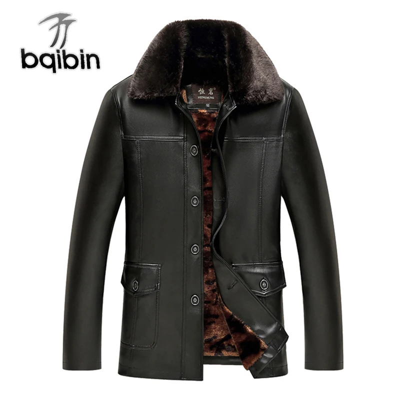 Aliexpress.com : Buy Leather Fur Jacket For Men Winter