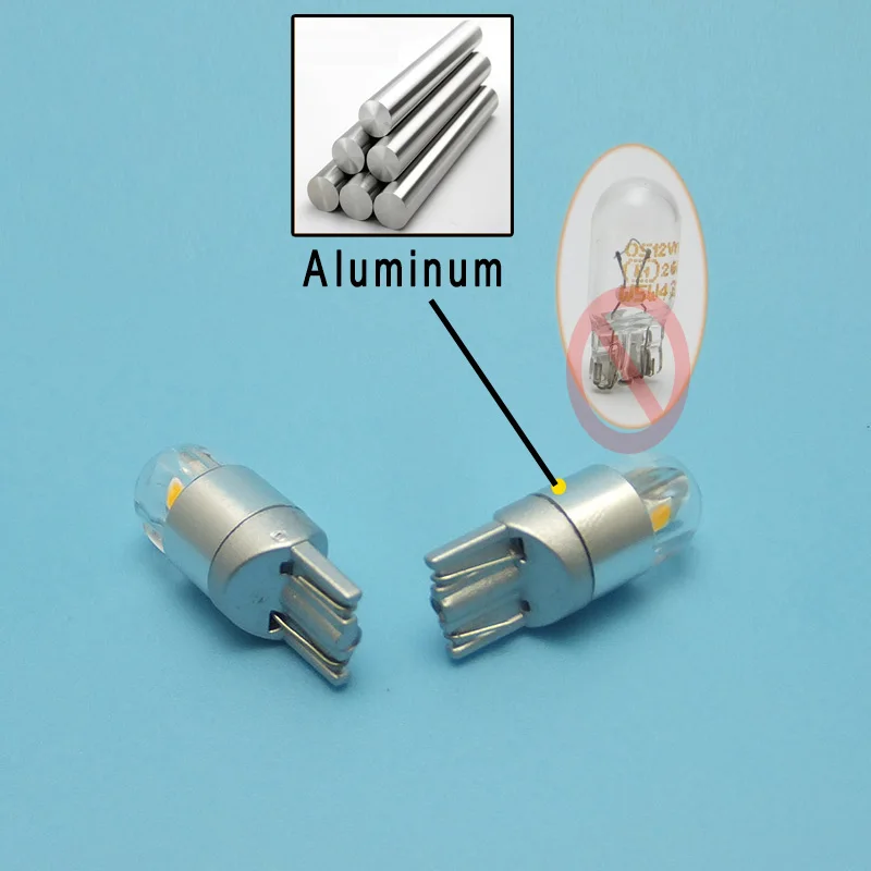 MIDCARS 12V LED Bulbs Reading Lights Small Light Dome Lights Trunk Lamp R5W Lamp light source 10 pcs