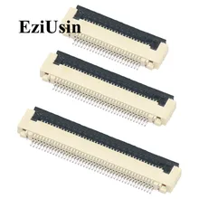 Conector FFC FPC 0.5 milímetros 1.0 milímetros Flat Cable Conectores PCB SMT ZIF 4 5 6 7 8 10 12 16 18 20 26 28 30 32 36 40 50 54 60p