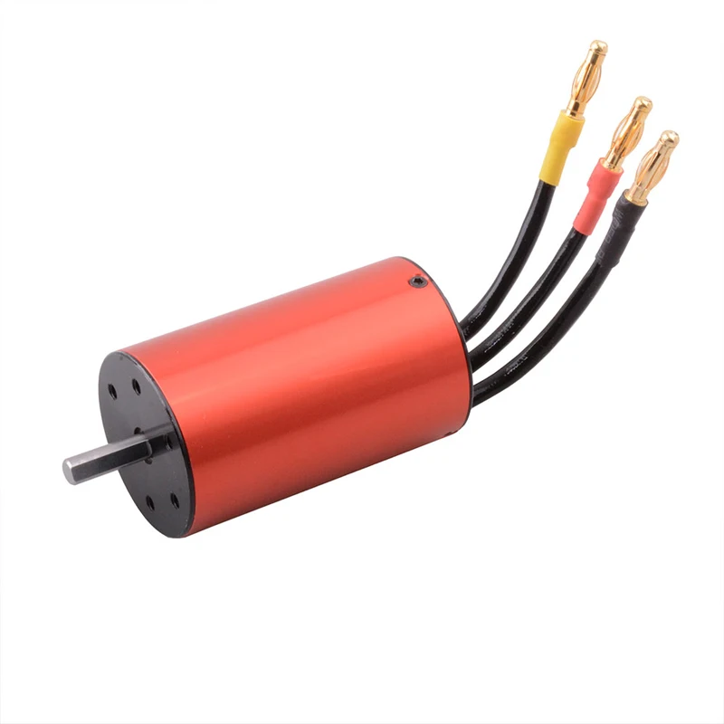 

1PC 2500KV 3660 Brushless Motor 4Poles Internal Rotation 6V-11.1V Motor with 5.0mm Diameter Shaft for 1:10 RC Car Accessories