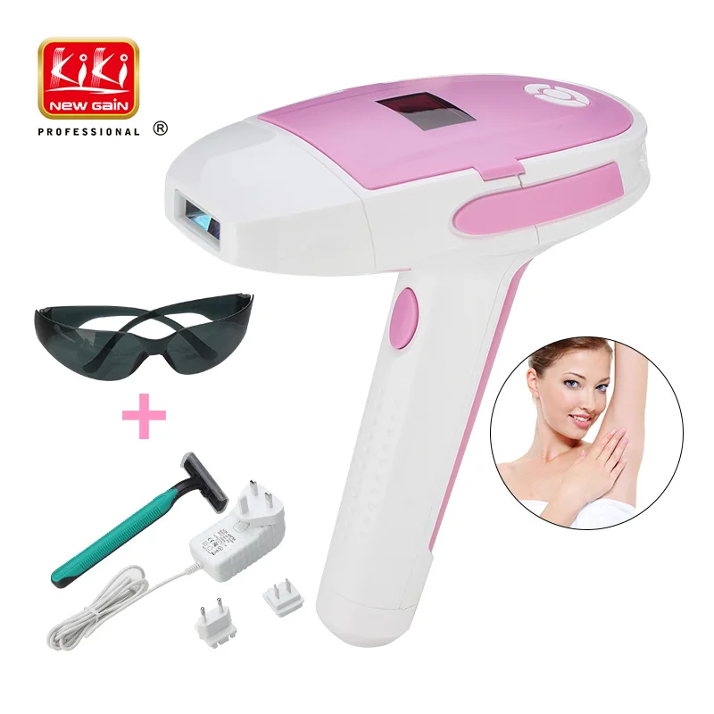 Дешево KIKI Laser Pro электрическая машина для удаления волос лазерный эпилятор женский Электрический депилятор постоянный бикини триммер 500000 вспышки