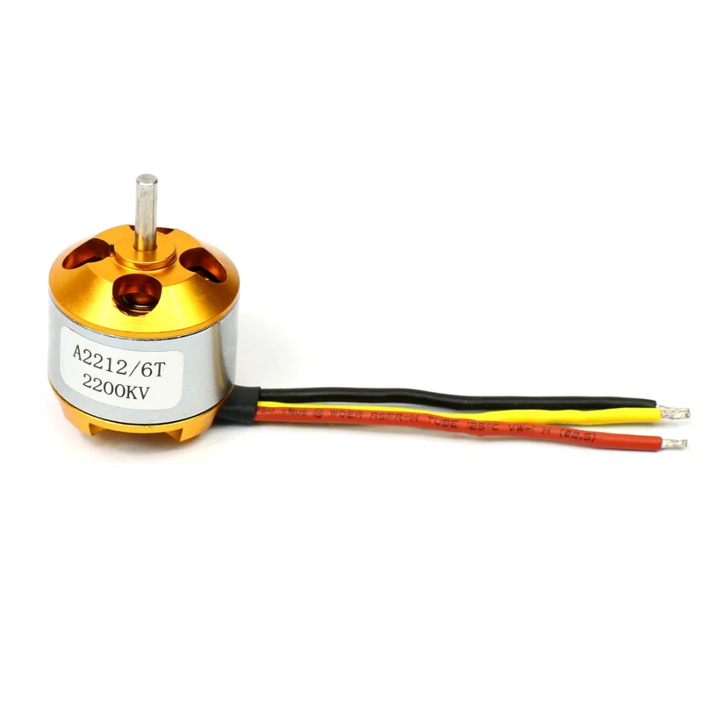 F02048 A 2212 A2212 2200KV бесщеточный мотор с внешним ротором 6T для радиоуправляемого