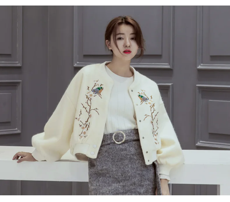 2017 Automne Survêtement Veste gris Filles De Noir Laine Guesod Dames Hiver Manteau Mohair Femme Élégantes blanc Femmes T7dW1q