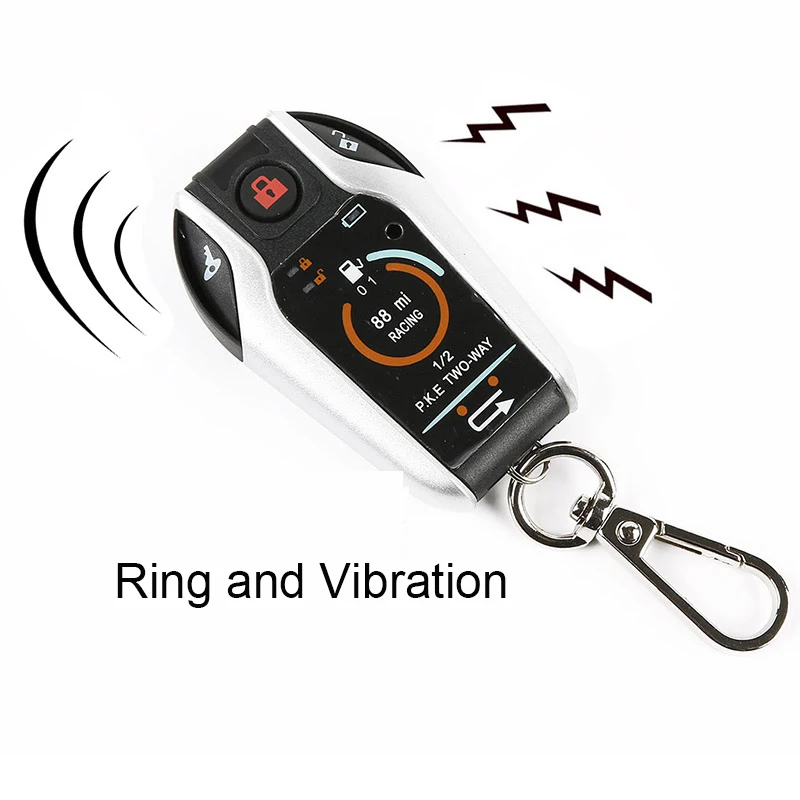 

Master Racing 2 Way Motorcycle Alarm Cutting Line Motorcycle Alarm Start Engine Motorcycle Alarm Of PKE Function Ringing Alarm