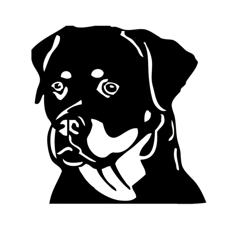 Автомобильные наклейки Rottweiler Dog 12 7*12 7 см милые модные аксессуары для стайлинга