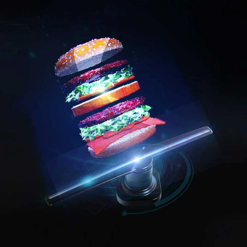 LED 3D Novelty Fan Hologram Projection Light Advertising Display Holographic Image Lamp Remote Hologram Player Decorate Light LED 3D Novelty Fan Hologram Projection Light Advertising Display Holographic Image Lamp Remote Hologram Player Decorate Light
