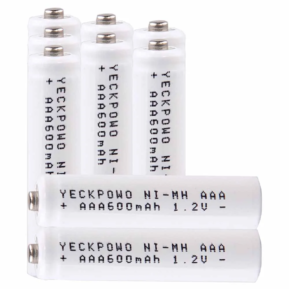 Lowest price 9 piece AAA battery 1.2v batteries rechargeable 600mAh nimh for power tools akkumulator | Электроника