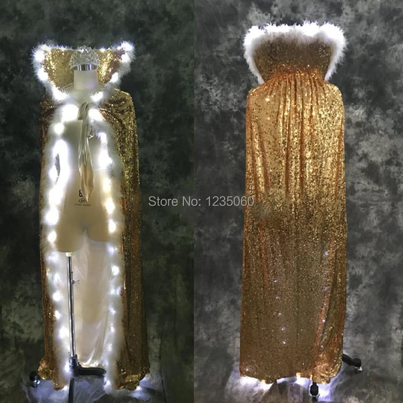 Free-Shipping-Fashion-Led-Luminous-Evening-Party-Dress-Led-Crown-Halloween-Cloak-Light-Up-Stage-Performance