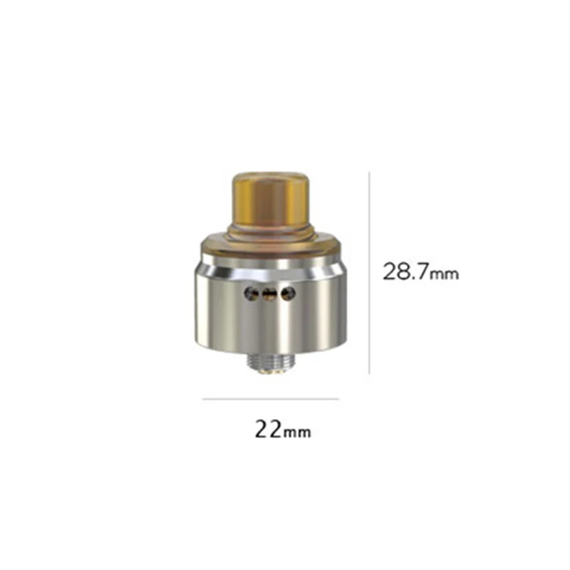 Original Wismec Tobhino BF RDA with premade Clapton 0.18ohm coil Fits For Luxotic BF Box MOD Kit Vape E Cigarette 02