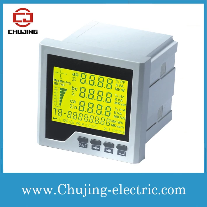 CJ 3D3Y LCD Digital Power Quality Meter intelligent analog panel power