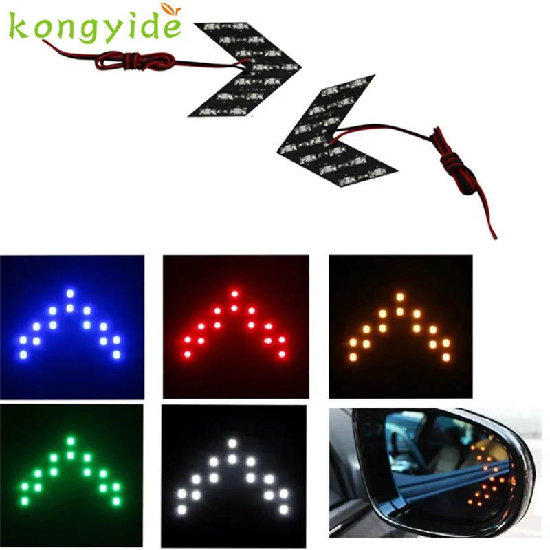 Car Accessories 2 pcs 12 volt auto led lights SMD LED Arrow Panel Rear
