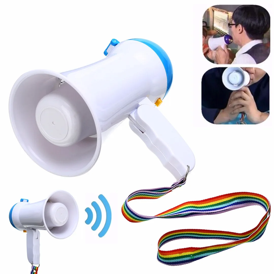 

1pc 5W Foldable Megaphone Durable Microphone Horn Bull Loud Speaker Amplifier Bullhorn for Party Anniversary Activity