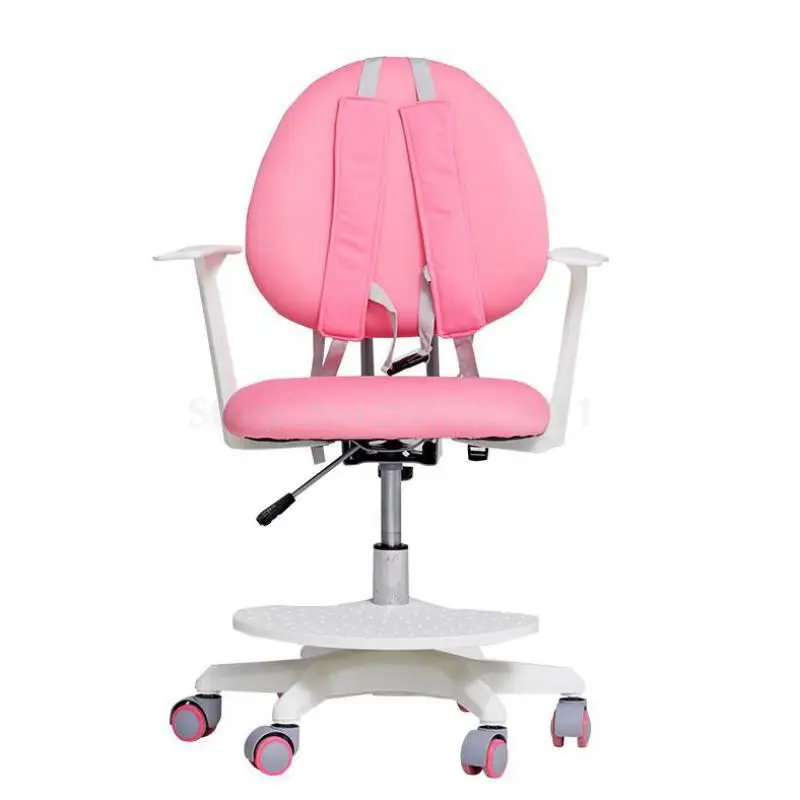 Детское обучающее кресло, бытовая правильная спинка, кресло для ученика, подъемное кресло, регулируемая обучающая подставка и письменный стул