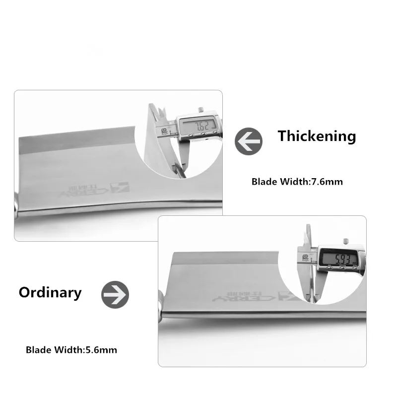 Free Shipping CERRY 4Cr13 Thickening Forged Kitchen Chef Chop Bone Knife Household Cut Bone Cleaver Cooking Knives For Hard Food