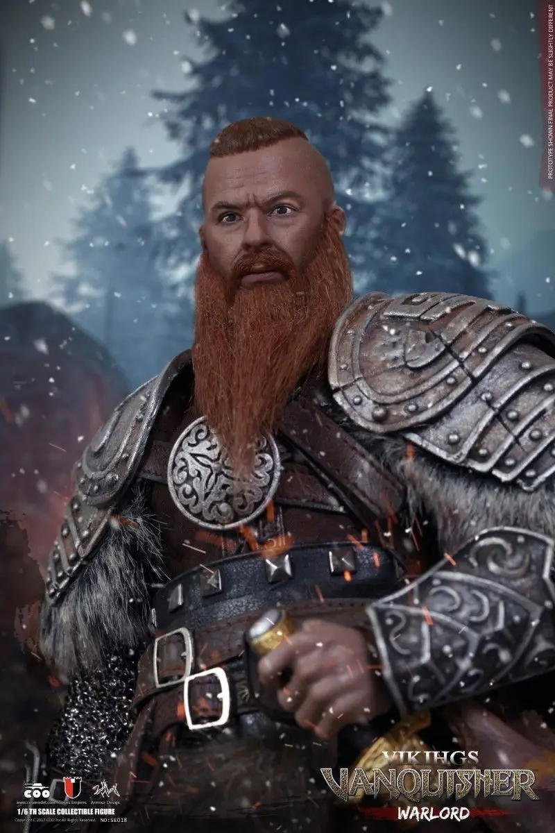 

Hot toy 1/6 Scale Diecast Action Figure Toy SE018 VIKING Vanquisher Warlord full set figure doll