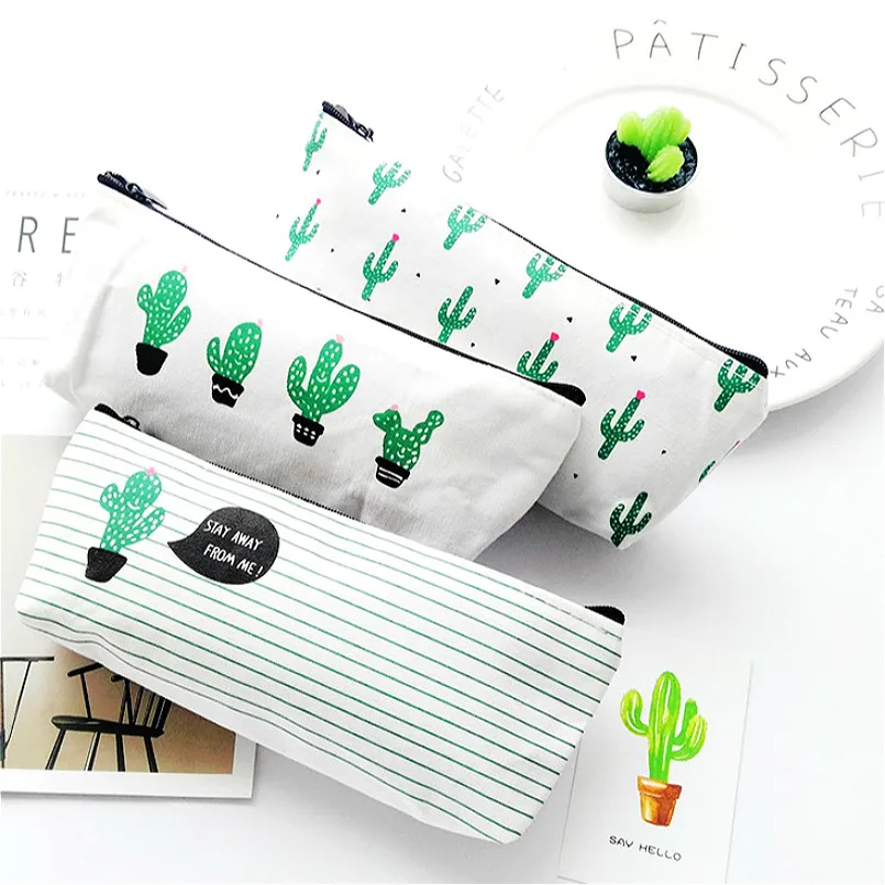 

New 1pcs Botany Pencil Case Transparent Mesh Office Student Pencil Cases Nylon School Supplies Pen Box