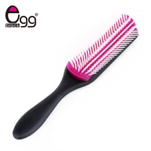 

Black Egg Professiona Removablel Nylon Hair Brush Detangling Paddle Comb Scalp Salon Arched Design Styling Tool Hair Care Brush