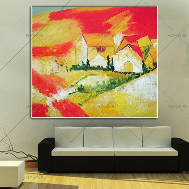 

large handpainted Oil painting On Canvas Wall Picture For Living Room Wall Art Canvas painting modern abstract landscape picture