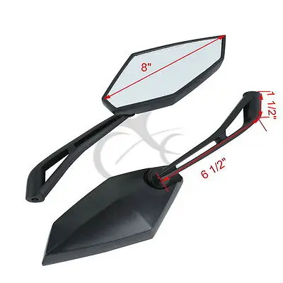 Новые боковые зеркала заднего вида для Ducati Monster 600 620 696 695 1100 1000 750 800|Боковые и