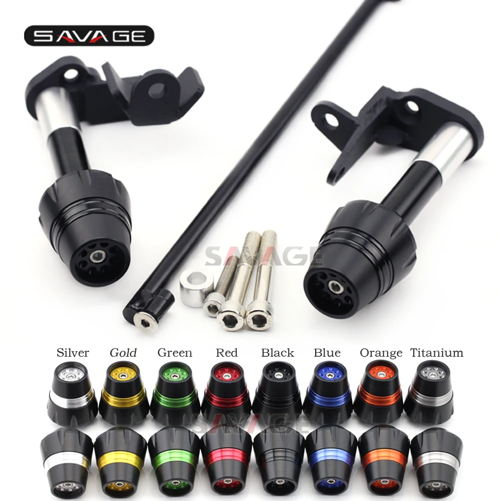 Frame Sliders Crash Protector For SUZUKI HAYABUSA 2008-2020 Motorcycle Motorbike Accessories Aluminum + POM Falling Protection
