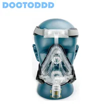 Doctodd FM1 Full Face Mask CPAP Auto CPAP BiPAP Mask With Free Headgear White S M L for Sleep Apnea OSAHS OSAS Snoring People