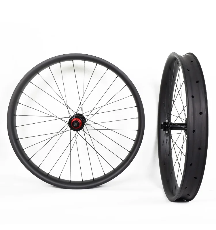 65 мм углеродное колесо для велосипеда на толстых покрышках клинчер через ось матовый UD диски для горных велосипедов Beadless обод 26er