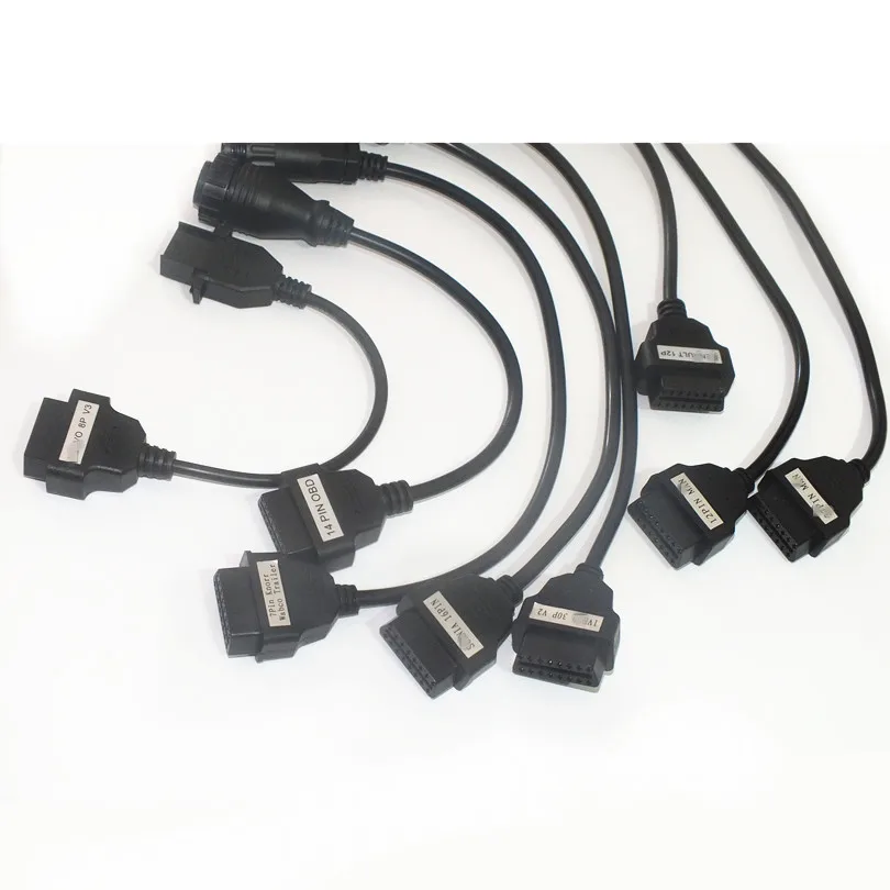 Высококачественный кабель для тележки s Набор TCS Pro OBD2 кабель для тележки диагностический инструмент соединительный кабель 8 кабель для