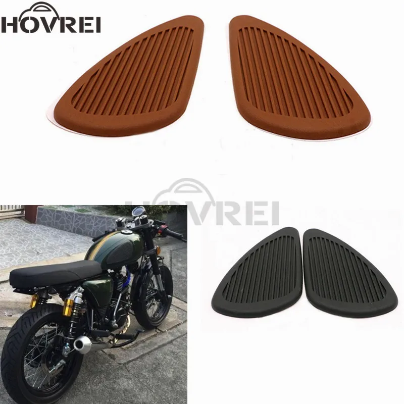 

1 Pair Retro Motorcycle Cafe Racer Gas Fuel tank Rubber Stickers Pad Protector Rubber Sheath Knee Grip Protector