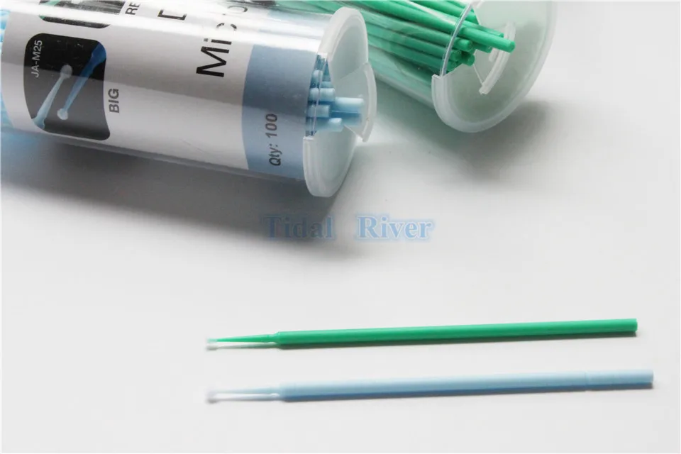 200Pcs Dental Disposable Micro Applicators Micro Brushes Blue Oral Instrument Sale dental micro