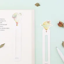 6 компл./лот корейский стиль свадебный подарок Страница держатель Памятка Примечание горячий воздух закладки с воздушным шаром из мультиков канцелярские школьные принадлежности FC394