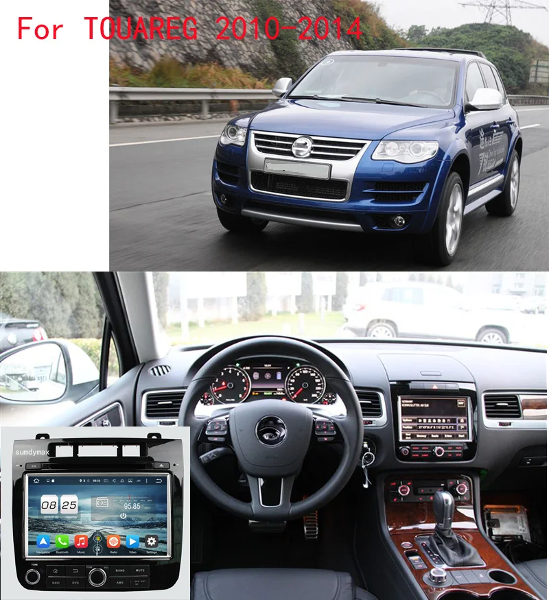 Flash Deal Android 8.0 Car DVD GPS Stereo Player fit for VW touareg 2010 2011 2012 2013 2014 with wifi bluetooth Radio DVD GPS navigation 4