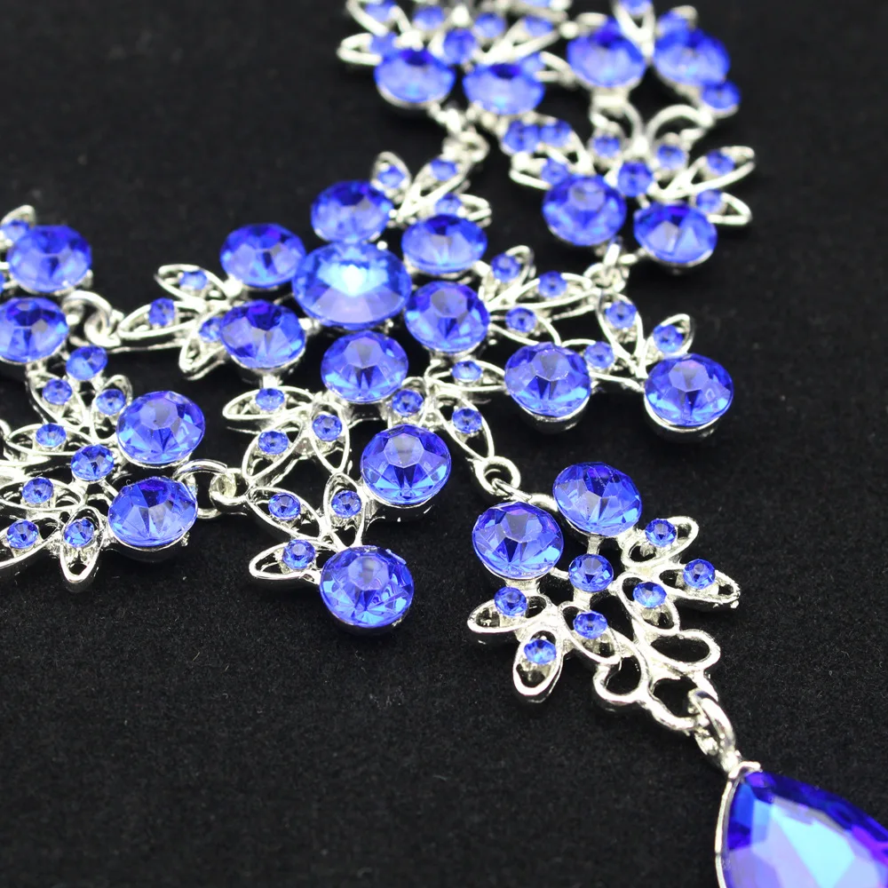 

BA-4 2019 summer new bride necklace earrings two sets of jewelry wedding wedding jewelry wedding accessories