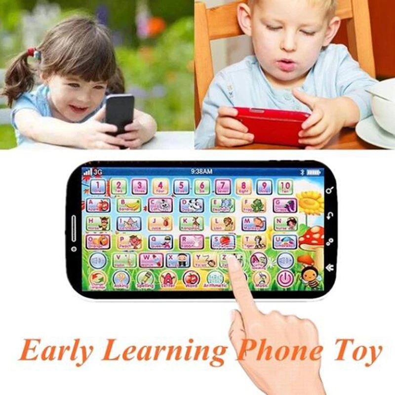 子供のための白い学習マシン 教育用おもちゃ 携帯電話 タッチスクリーン 14 5x7 5cm Toy Phones Aliexpress