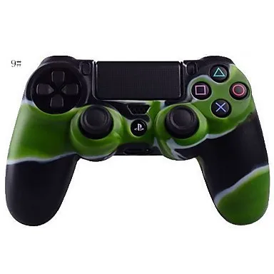 PS4 контроллер кожи Мягкий силиконовый чехол защитная кожа рукав для sony Playstation 4 шт. 4 геймпад - Цвет: Красный