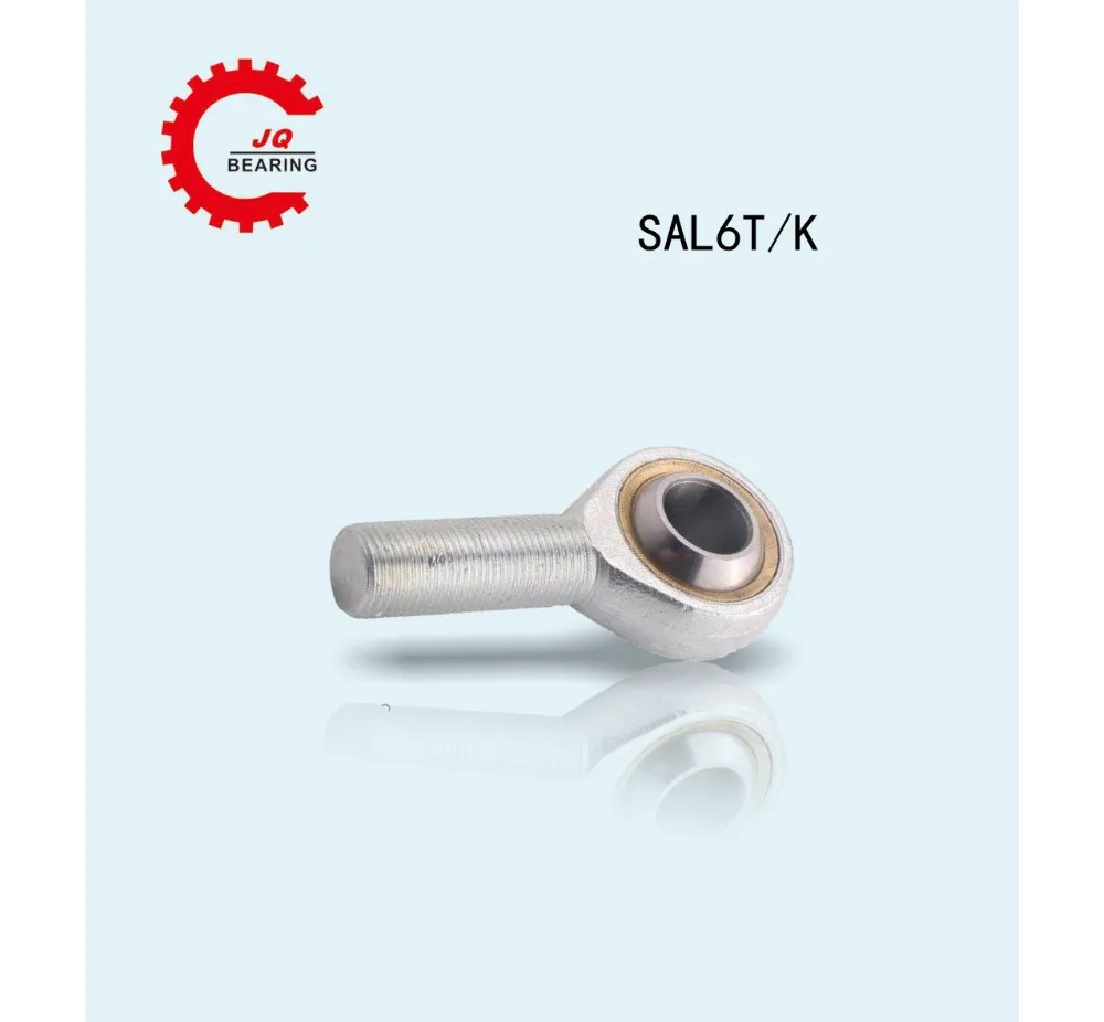 

JQ Bearings 6mm SAL6T/K POSA6 SA6 Rod End Joint Bearing Metric Male Left Hand Thread M6x1mm Rod End Bearing