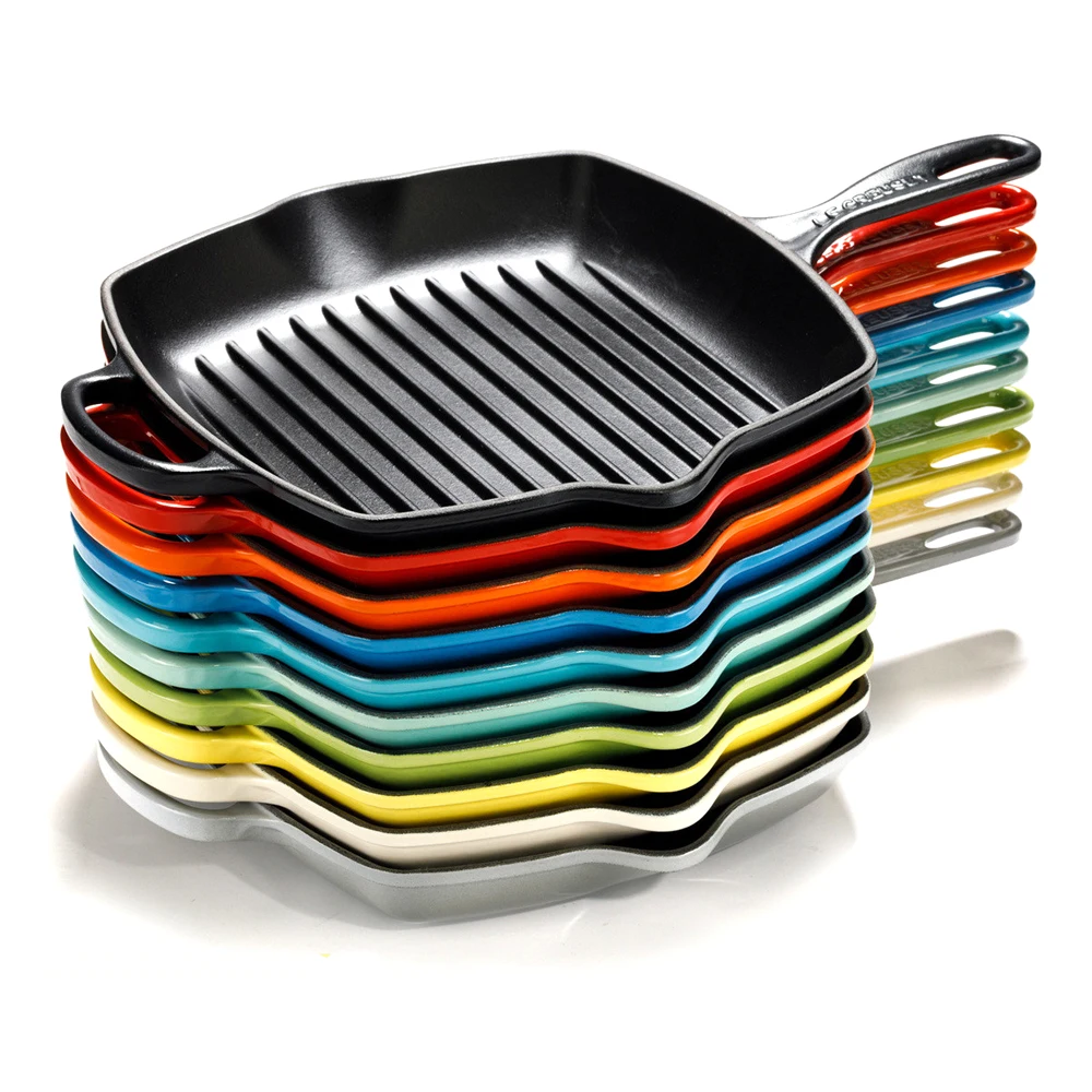 

Steak pot breakfast pot stone pan non-stick omelet home multi-function frying pan Cast iron pot non-stick striped frying pan PDG