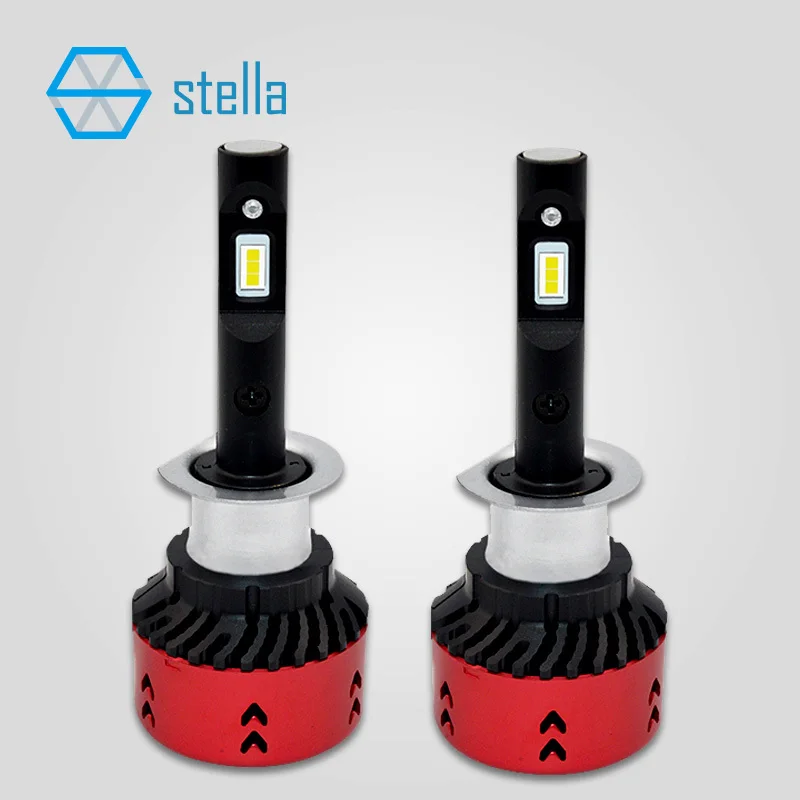 Car styling H1 canbus led bulb LED head lamp headlight foglights decoder built in powerful upgraded