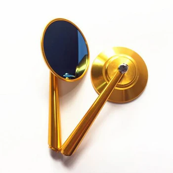 

New cool top quality CNC Motorcycle motorbike side Mirror Chrome Motorcycle Mirror Rearview Pair fashion hot