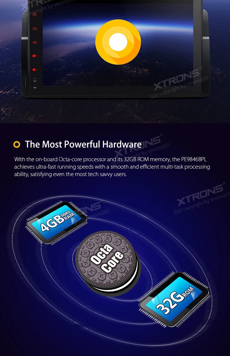 Top 9" Android 8.0 Oreo OS Car Multimedia Navigation GPS Radio for BMW E46 1998-2006 & BMW E46 M3 2000-2006 with 4GB RAM 32GB ROM 5
