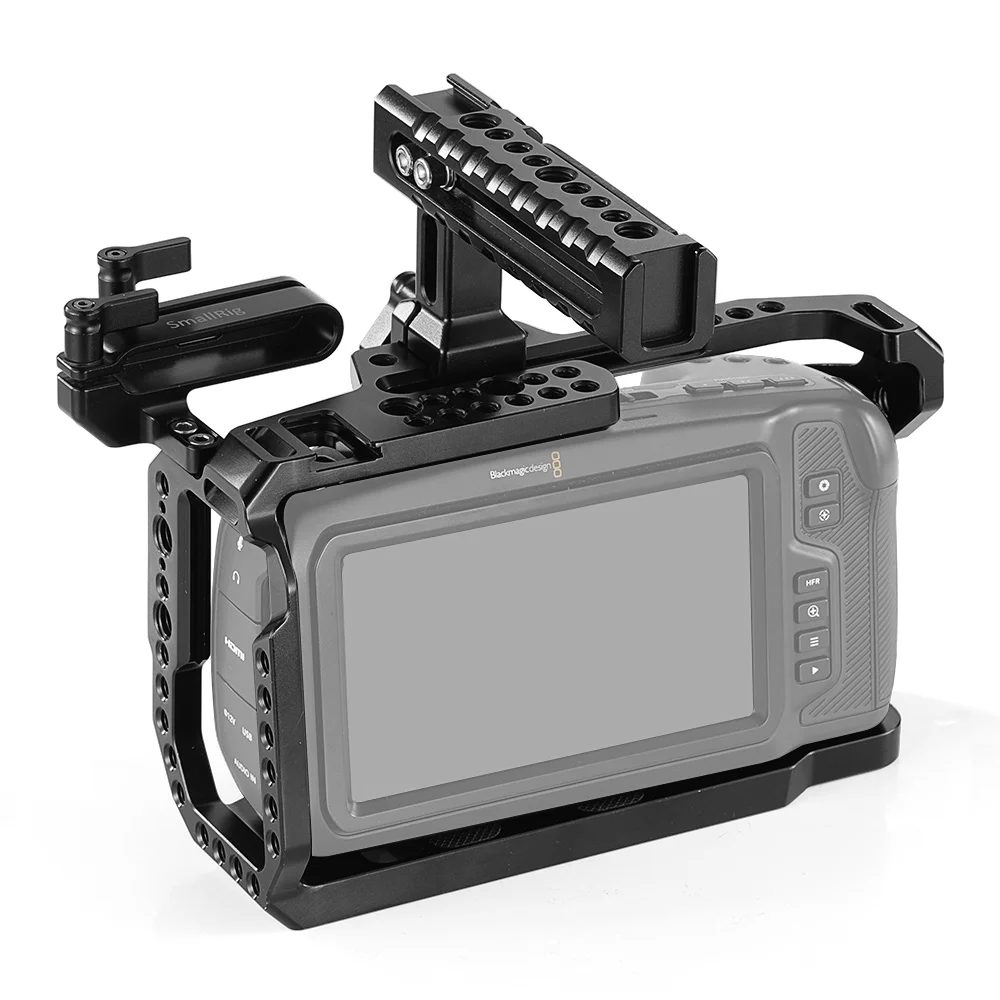 SmallRig BMPCC 4 K клетка комплект для Blackmagic Дизайн Карманный кинотеатр камера 4 K BMPCC 4 K/BMPCC 6K поставляется с ручкой Nato SSD крепление