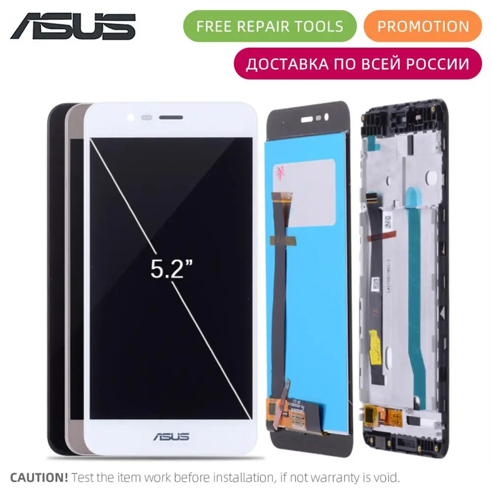 

Original LCD For ASUS Zenfone 3 Max ZC520TL Display Touch Screen with Frame for ASUS Zenfone 3 X008D ZC520TL LCD Display Screen