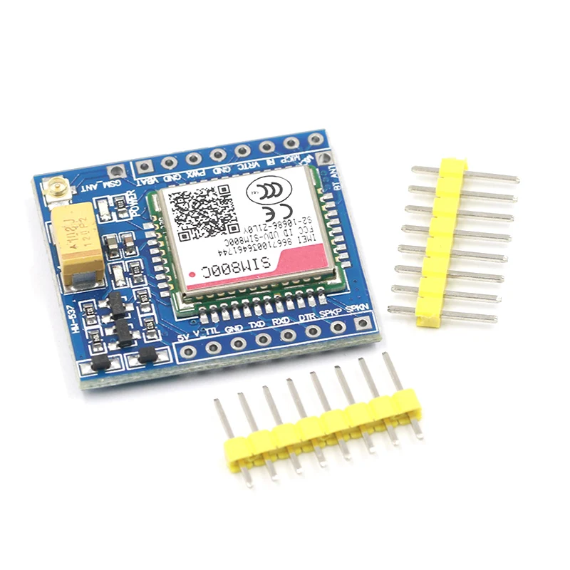 SIM800C GSM GPRS модуль 5 В/3,3 в ttl макетная плата IPEX с Bluetooth и TTS для Arduino STM32 C51 для Arduino