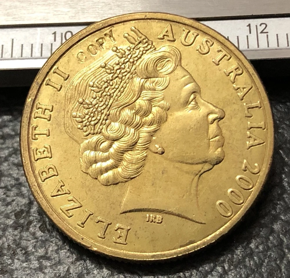 2000 Australia 1 Dollar Elizabeth Ii 10 Cent Obverse Mule Exact Copy Bronze Coin Non Currency Coins Aliexpress 2000 Australia 1 Dollar Elizabeth Ii 10