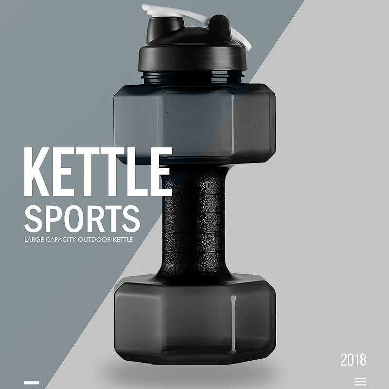 2.2 Liters Natural hiking Dumbbell Sport Bottle Portable Water Bottle men's Plastic Large Water Cup Fitness Cup Large Capacity 2.2 Liters Natural hiking Dumbbell Sport Bottle Portable Water Bottle men's Plastic Large Water Cup Fitness Cup Large Capacity