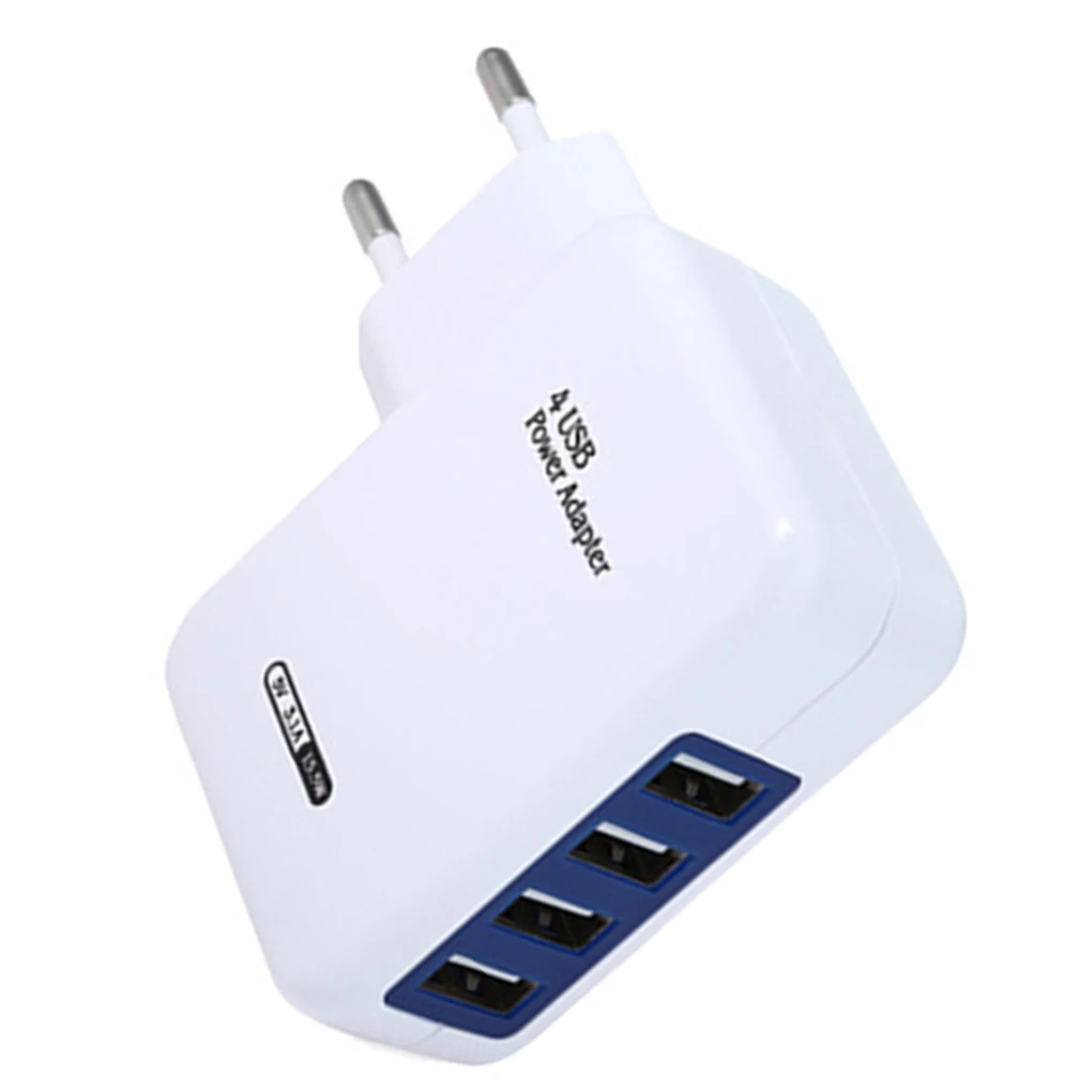 USB Зарядное устройство замены lcd мобильного телефона для iPhone samsung Android 5V 4 порты, для мобильных телефонов оригинальную зарядку через переходник для розетки