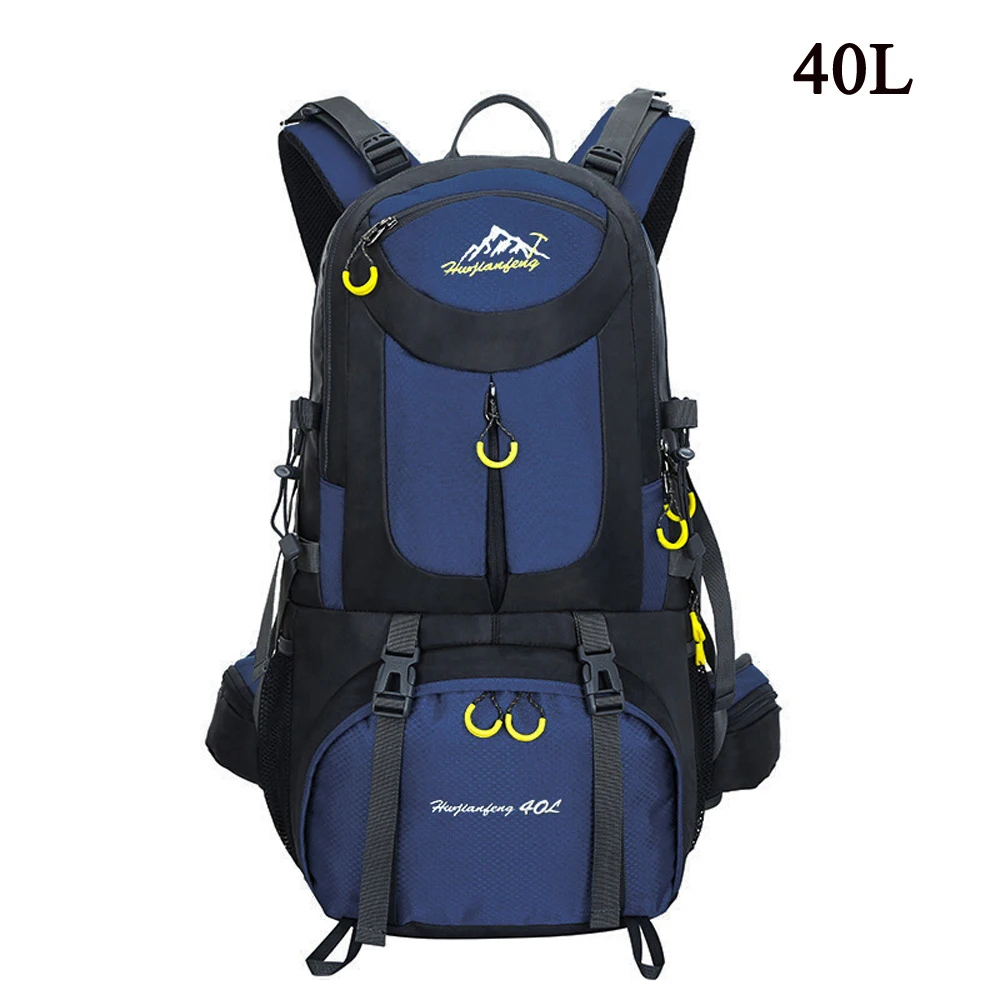 Hiking Backpack 40L/50L/60L Rucksacks Waterproof Backpack Men Outdoor Camping Backpack Gym Bags Travel Bag Women Large Sport Bag - Цвет: Dark blue 40L