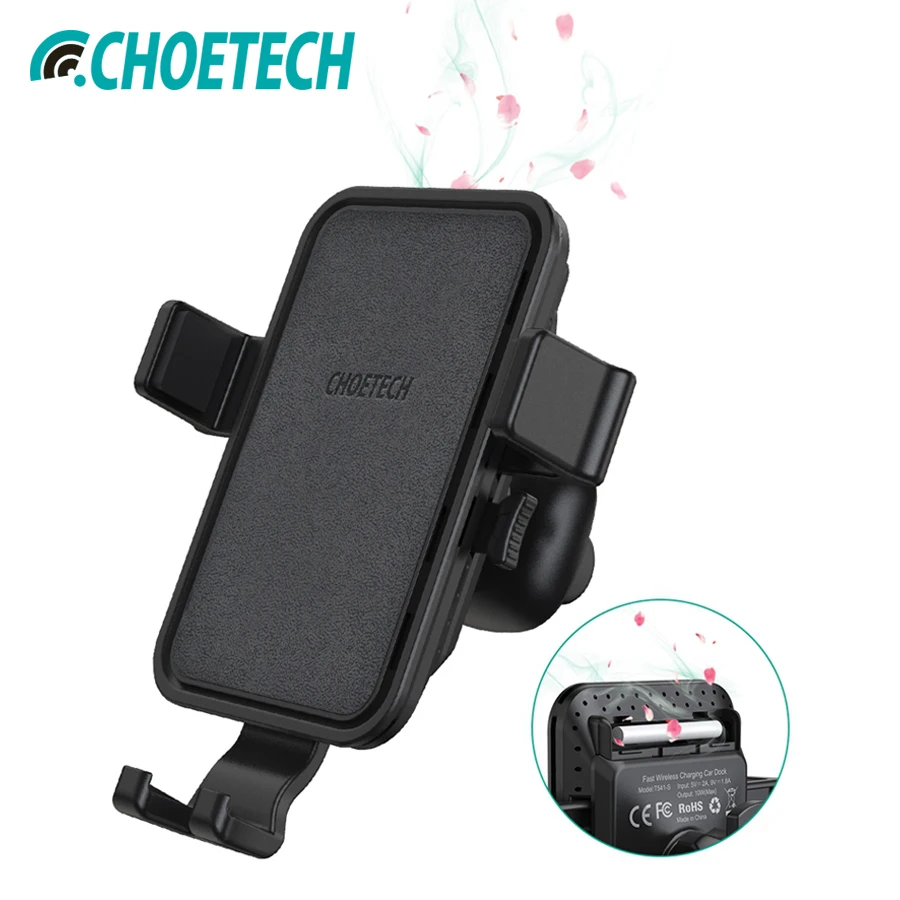 Choetech 10 Вт Беспроводной автомобиля Зарядное устройство быстрой зарядки