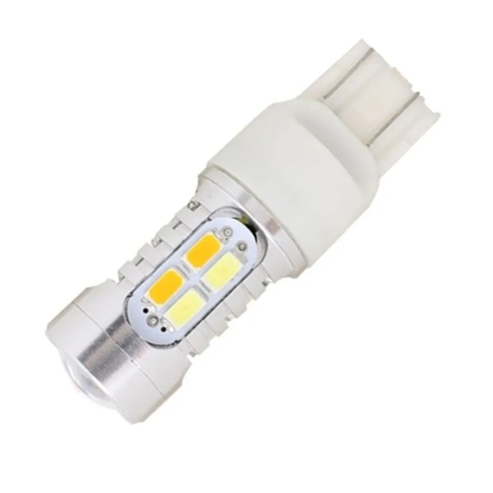 Автомобильные светодиодные ходовые огни T20 7443 5630 20smd двухцветная включение света