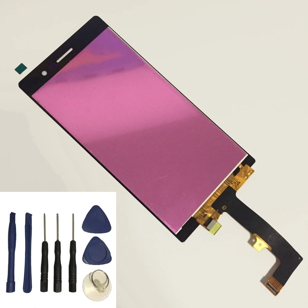 Для Huawei Ascend P7 сенсорный экран панель дигитайзер сенсор + ЖК-дисплей монитор