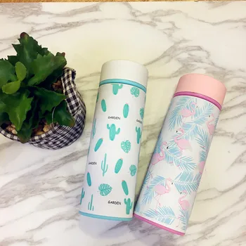 

Stainless Steel insulated Thermos Bottle Thermo cup Travel Coffee Mugs Thermal vaccum water bottle 350ml Thermal cup Lover Gifts